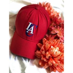 Bright RED, Vintage 1991 Adidas Clipper Logo Hat